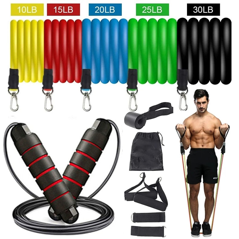 Exercise Bands with Ankle Straps