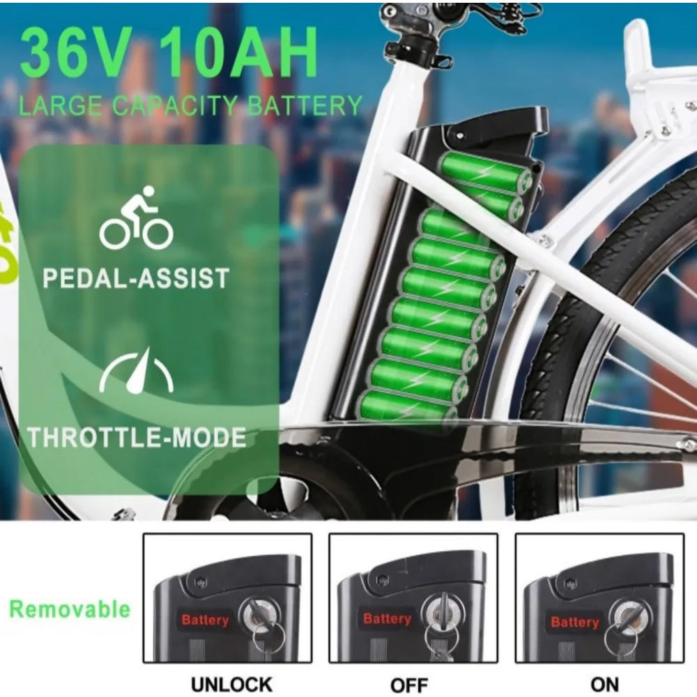 6-Speed Gear Electric Bike