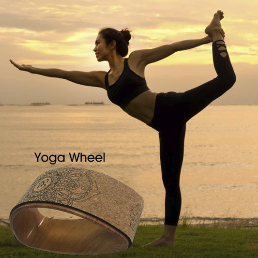 Natural Cork Yoga Wheel Circle